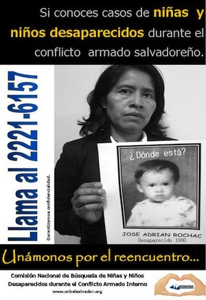 Jose-Adrian-Rochac-El-Salvador CIDH: Desapariciones de niños en El Salvador