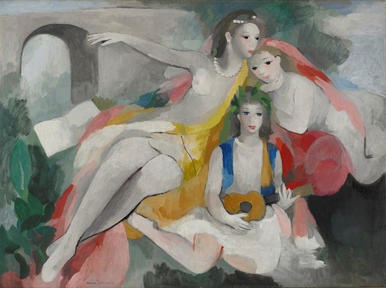 laurencin-trois-jeunes-femmes-1953-adagp Homenaje en París a Marie Laurencin