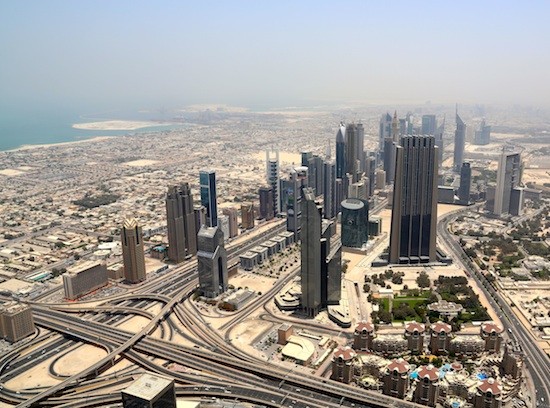 Dubai-desde-torre-Khalifa مفكرة de bitácora – Dubai EAU