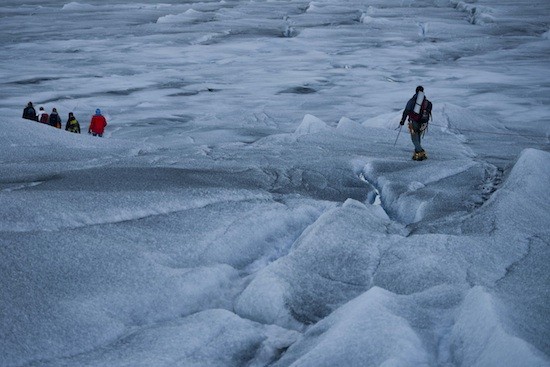 Greenpeace-expedicion-casquete-polar-Artico Alejandro Sanz en el casquete polar en el Ártico