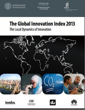 indice innovación 2013 Innovación: Suiza mantiene el primer puesto