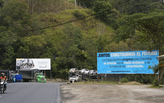 propaganda-minera-Colombia-ConstanzaVieira-IPS Megaminería colombiana a las urnas