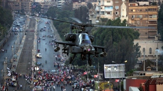 Egipto-violencia-helicoptero Ban Ki-moon sigue a Washington en Egipto