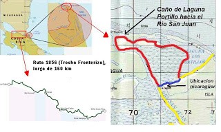 mapa-costa-rica-nicaragua-CIJ La CIJ rechaza solicitudes de Costa Rica y Nicaragua