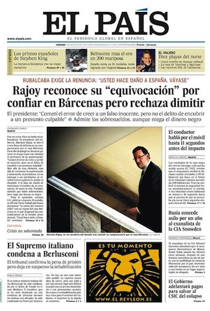 portada-elpais-20130802 El País sancionado por explotar becarios