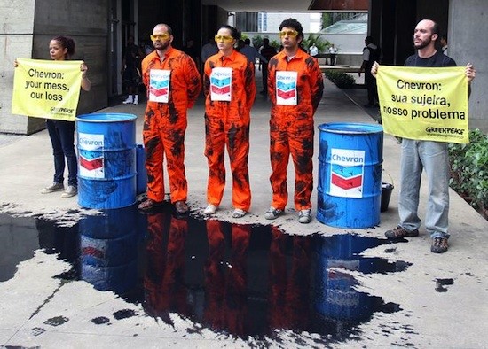 Chevron derrame Brasil Greenpeace Chevron pagará $41,6 millones por un derrame de crudo en Brasil