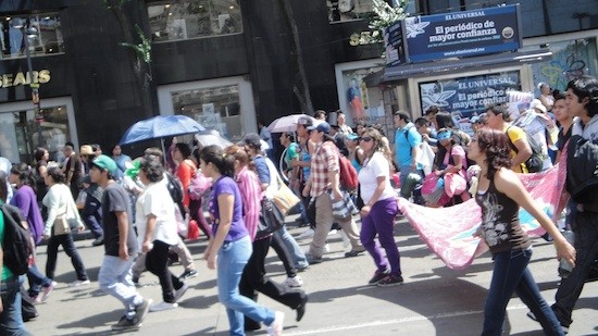 Mexico-Manifestaciones-DF Los primeros meses de Peña Nieto dejan mucho que desear