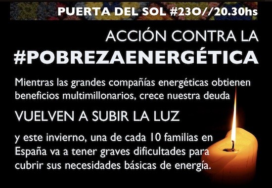 23oct-contra-pobreza-energetica #230: Acción contra la Pobreza Energética