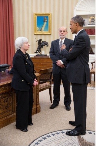 Obama-Janet-Yellen Janet Yellen presidirá la Reserva Federal