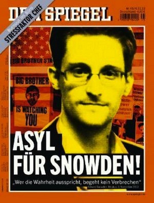 Der-Spiegel-snowden Alemania niega asilo político a Snowden