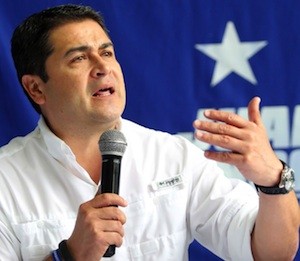 Juan-Orlando-Hernández-Honduras- Derechista Hernández proclamado ganador en una tensa Honduras