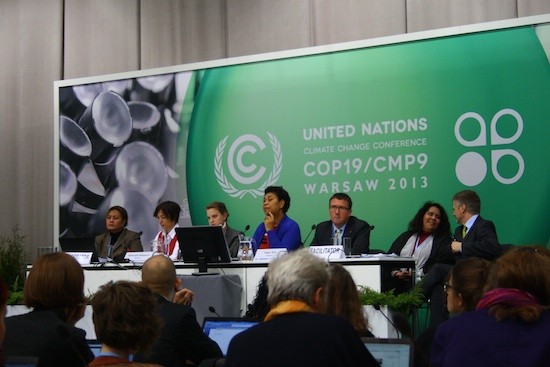 Panelistas-COP19-SilviaGiannelli-IPS COP19: vínculo entre género y cambio climático