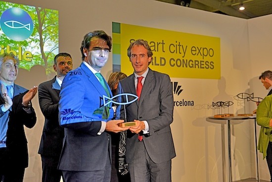 Premio-Ciudad-Sostenible-1__550 A Deputación da Coruña recibe en Barcelona o Premio Ciudad Sostenible
