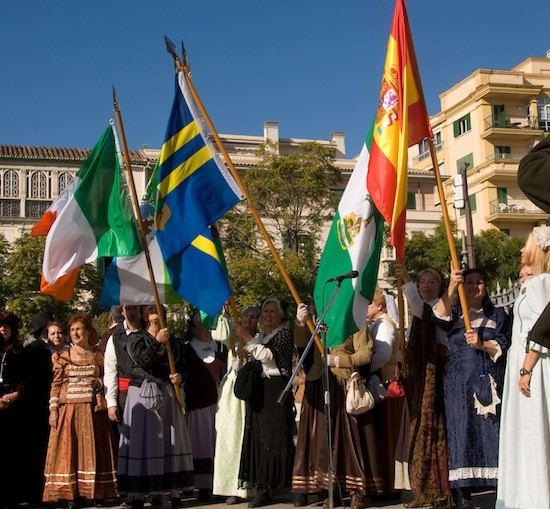 Torrijos-2013-malaga-banderas Requiem por Torrijos en Málaga