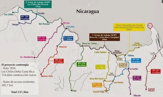Trocha-frontera-Nicaragua-Costa-Rica Enojo en la CIJ contra Nicaragua y Costa Rica