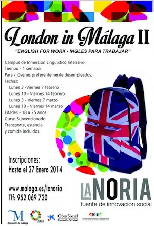 london-malaga London in Málaga II: una oportunidad para 180 desempleados jóvenes