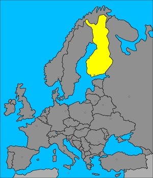mapa-finlandia-europa Estudiar y trabajar en Finlandia