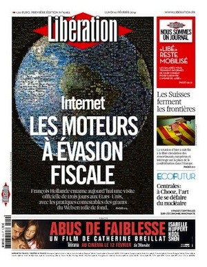 Liberation-portada-20130210 Libération: los trabajadores responderán a los accionistas en las páginas del periódico