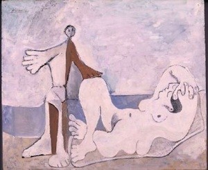 Picasso-pintor-y-Jacqueline. Picasso, sus mujeres, sus talleres, su vida, en la Fundación Mapfre