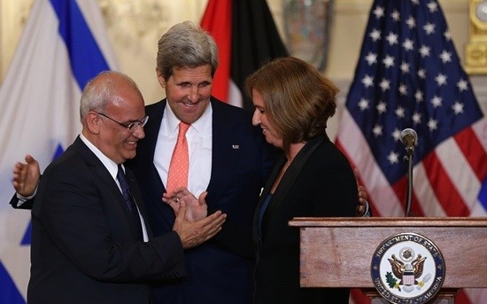 palestinos-israeles-kerry Míster Kerry tiene un plan