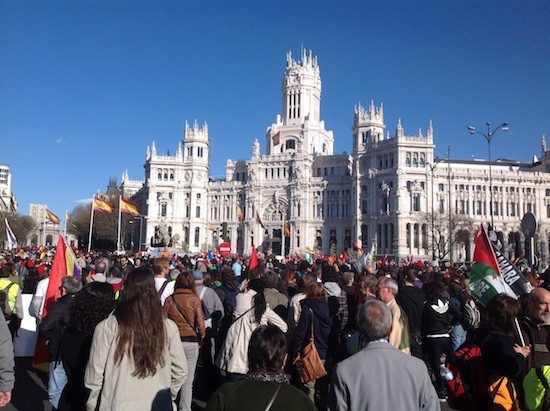 Dignidad-22M.Cibeles Las marchas de la dignidad culminan con éxito en Madrid