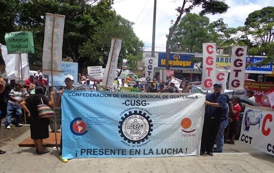 Guatemala-sindicatos Guatemala: otra mancha al tigre