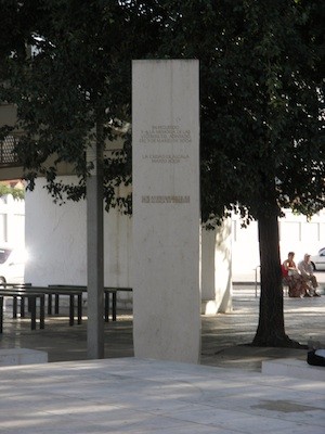 Monumento-11M-Alcala-Henares 11 M hoy que el ruido cesó