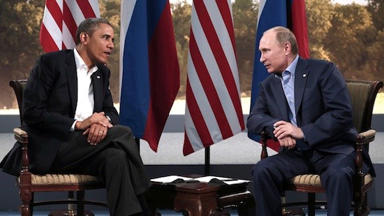 Obama-Putin Cara feroce al enemigo