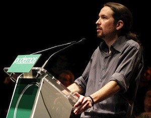 Pablo-Iglesias-Podemos Pablo Iglesias decidido a acabar con el bipartidismo en España