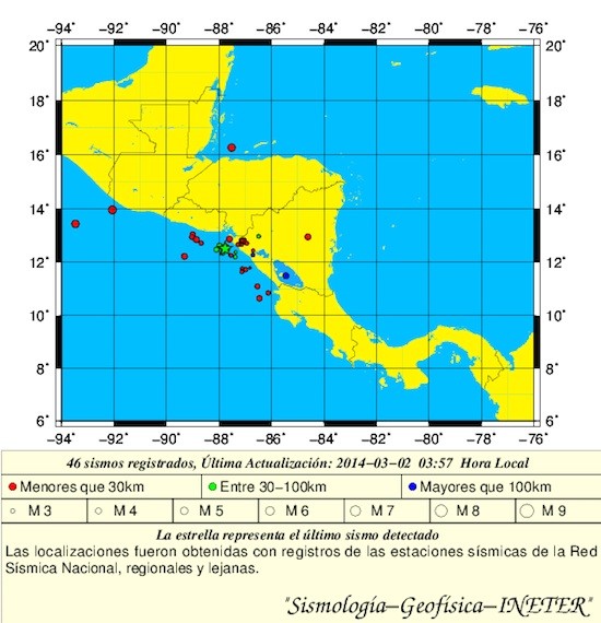 sismo-nicaragua-20140302 Un fuerte temblor de 6.2 Richter sacude Nicaragua