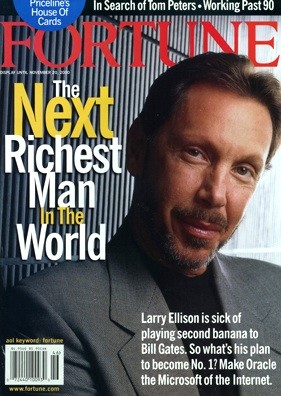 Fortune-Larry-Ellison Ejecutivos de EEUU ganan 331 veces más que un empleado promedio