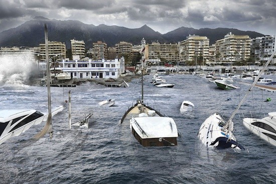 Greenpeace-deshielo-Marbella-d Posibles efectos del deshielo del Ártico en San Sebastián