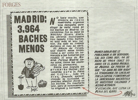 Forges-primer-dibujo ¡Bravo por Forges!: 50 años haciendo humor