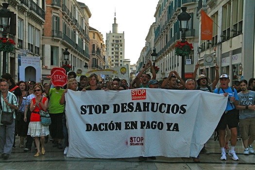 stop-desahucios-dacion-pago Europeizar España en la protección del hipotecado