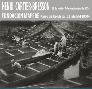 Cartier-Bresson-cartel-Mapfre Mapfre ofrece la más completa exposición de fotografías de Cartier-Bresson