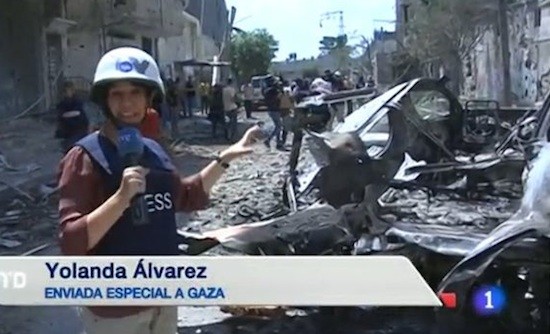 Yolanda-Alvarez-Gaza Yolanda Álvarez: apoyo unánime a la corresponsal de TVE en Gaza