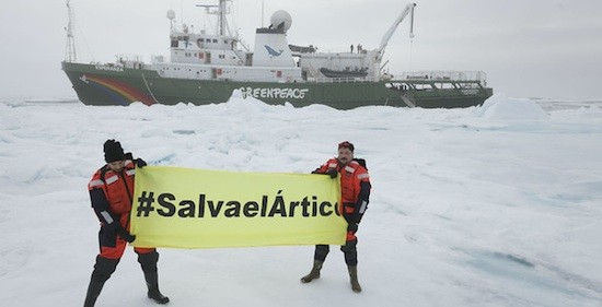 greenpeace-artico-bardem-ammann-longoria Greenpeace lleva a Bardem, Ammann y Longoria al Ártico
