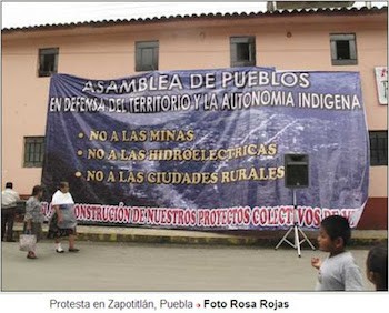 minas mexico protestas Minas a cielo abierto en México, una amenaza para la vida