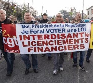 CGT-protestas-Hollande Goodyear: escandalosa decisión judicial en Francia