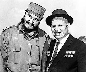 Castro-Kruschev Fidel y el Che: dos políticas