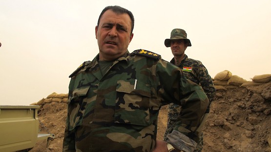 Coronel-peshmerga-Jamal-Masim-Jafar_KZurutuza-IPS- En las trincheras kurdas contra el Estado Islámico