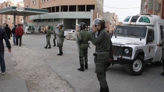 Fuerzas-Seguridad-marroquies-Aaiun El Aaiún espera la visita del rey Mohamed VI y de… Maradona