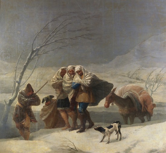 Goya-Cartones-para-tapices-La-nevada Museo del Prado: espléndido 195 aniversario