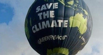 Greenpeace-globo-clima Los gobiernos deben tomar medidas serias contra la contaminación