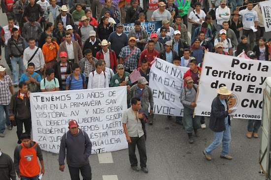 Guatemala-protestas-campesinas Don Fausto Ramírez: un campesino guatemalteco elocuente