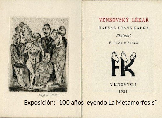 Kafka-aniversario-100 Exposición: “100 años leyendo La Metamorfosis” en Centro Sefarad-Israel