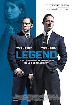 Legend-cartel Legend: doble ración de Tom Hardy