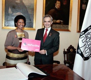 Mlambo-Ngcuka-Mancera Phumzile Mlambo-Ngcuka: la igualdad de género no podrá ganarse sin el compromiso de los hombres