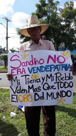 Nicaragua-protestas-campesinas-Sandino Nicaragua en pie de guerra por el canal interoceánico