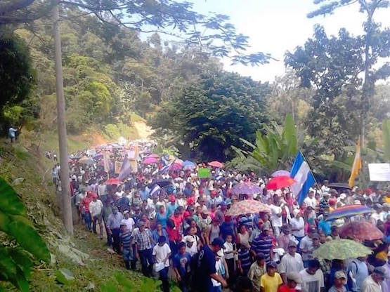 Nicaragua-protestas-campesinas-canal Nicaragua en pie de guerra por el canal interoceánico